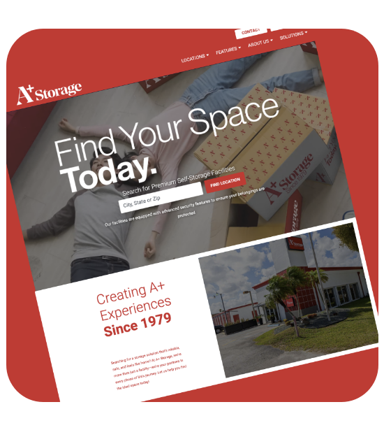 A+ Storage Website