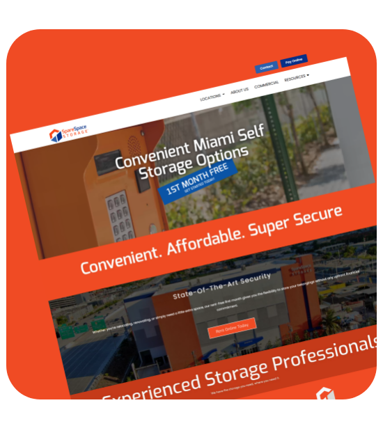 SpareSpace Storage Website